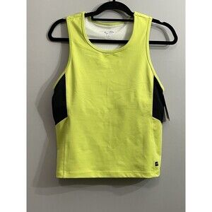 C9 By Champion Women Green Dry Motion Control Active Tank With Inner Bra XL